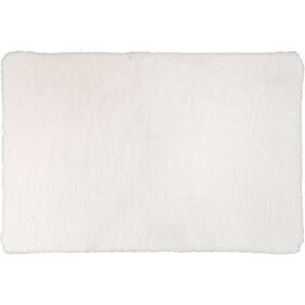 Tapete Pelo 180x120cm Branco Kasa