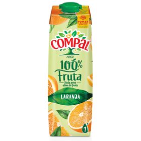 Sumo 100% Laranja Compal 100% Fruta