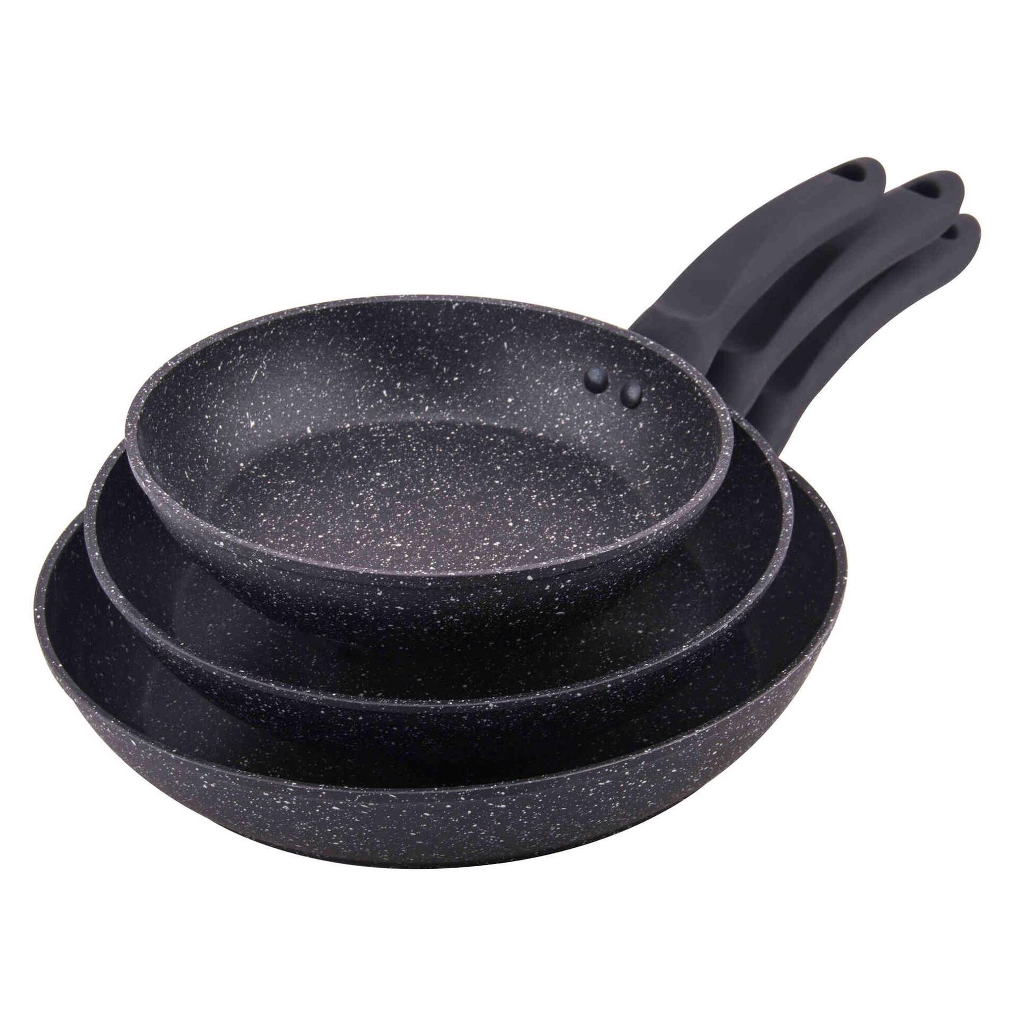 Conjunto 3 Frigideiras Antiaderente Alumínio 20, 24 e 28cm