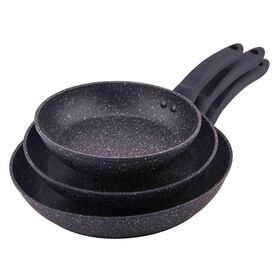 Conjunto 3 Frigideiras Antiaderente Alumínio 20, 24 e 28cm