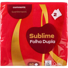 Guardanapos 2 Folhas Vermelho