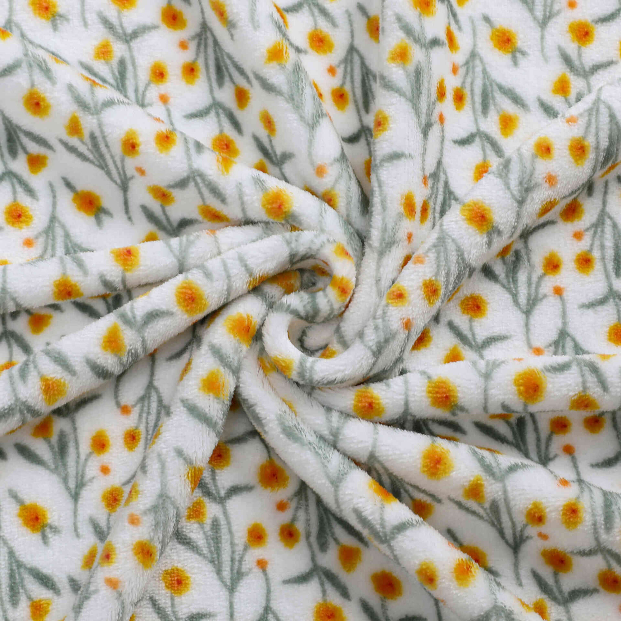 Conjunto Len&ccedil;&oacute;is T&eacute;rmicos 220G Flores Laranja Kasa