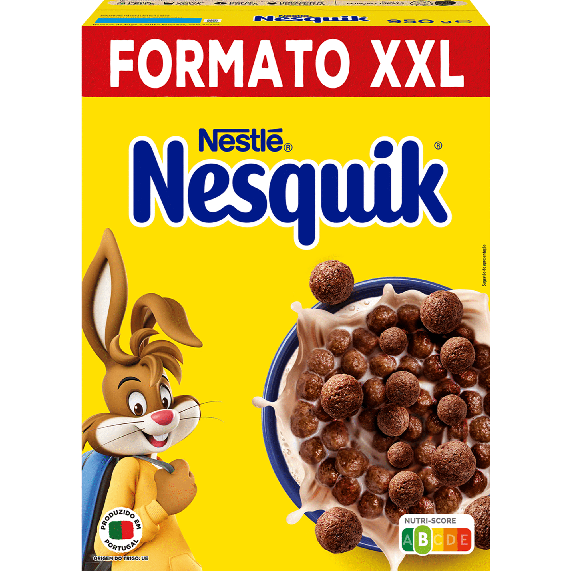 Cereais Trigo com Chocolate Nesquik