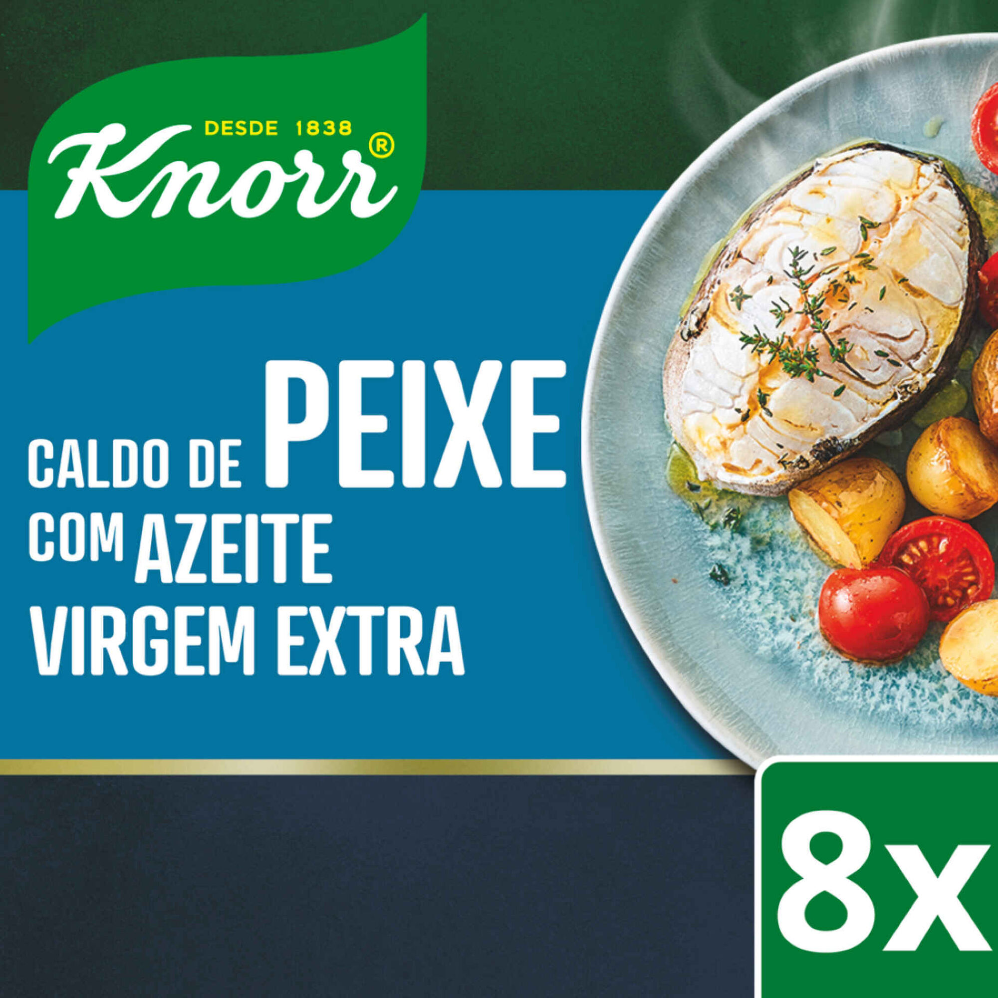 Caldo de Peixe com Azeite Cubos Knorr