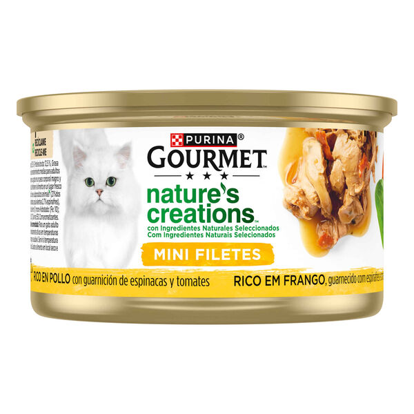 Comida Húmida para Gato Frango Purina Gourmet Nature
