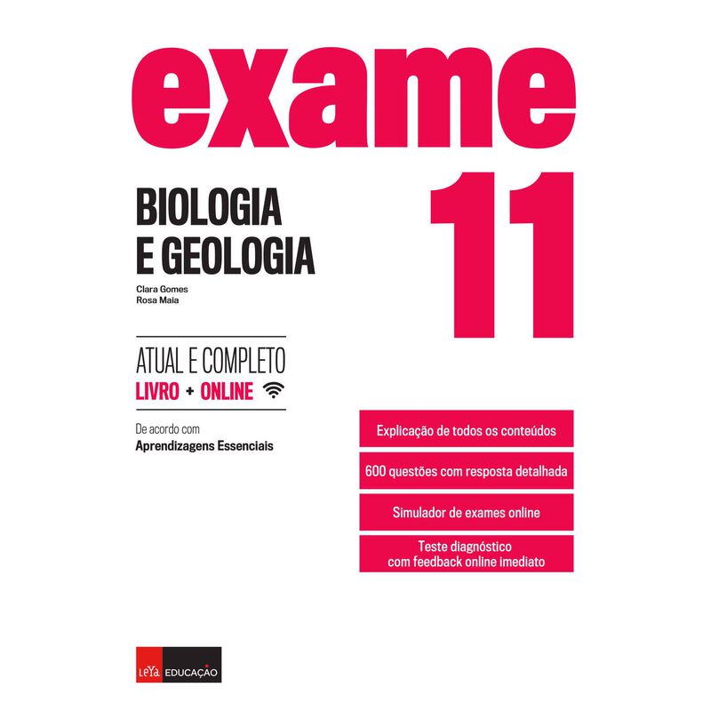 Exame - Biologia e Geologia - 11.º Ano de LeYa