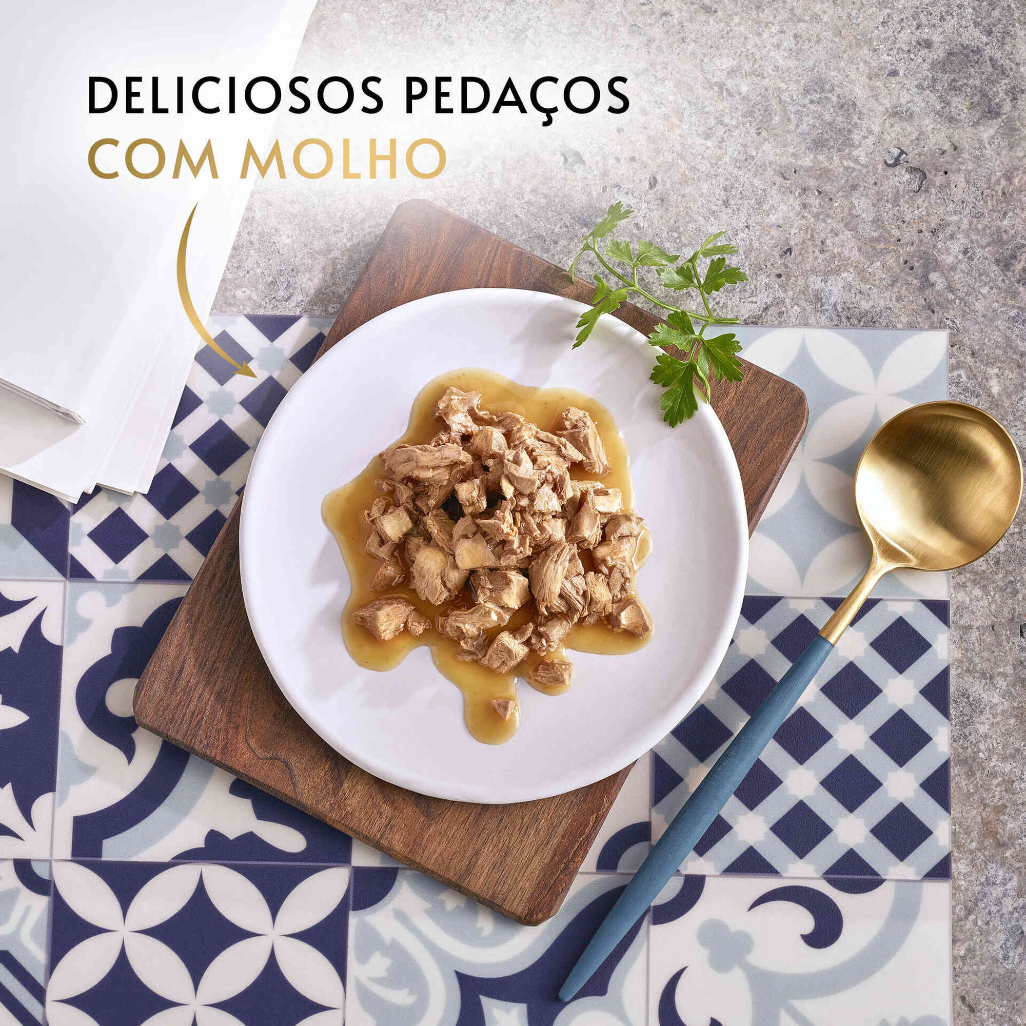 Comida Húmida para Gato Adulto Delícias do Oceano Saquetas