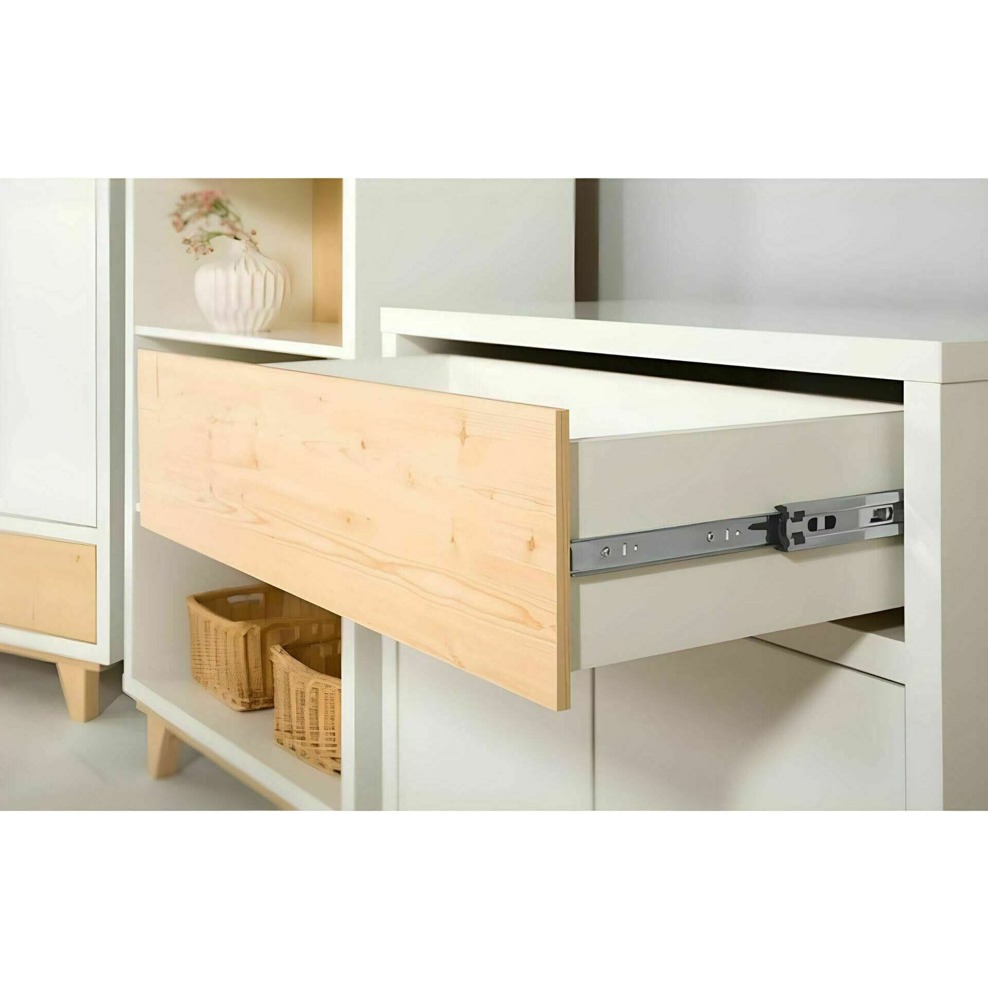 Cómoda 80x45x88cm Branco Lydia