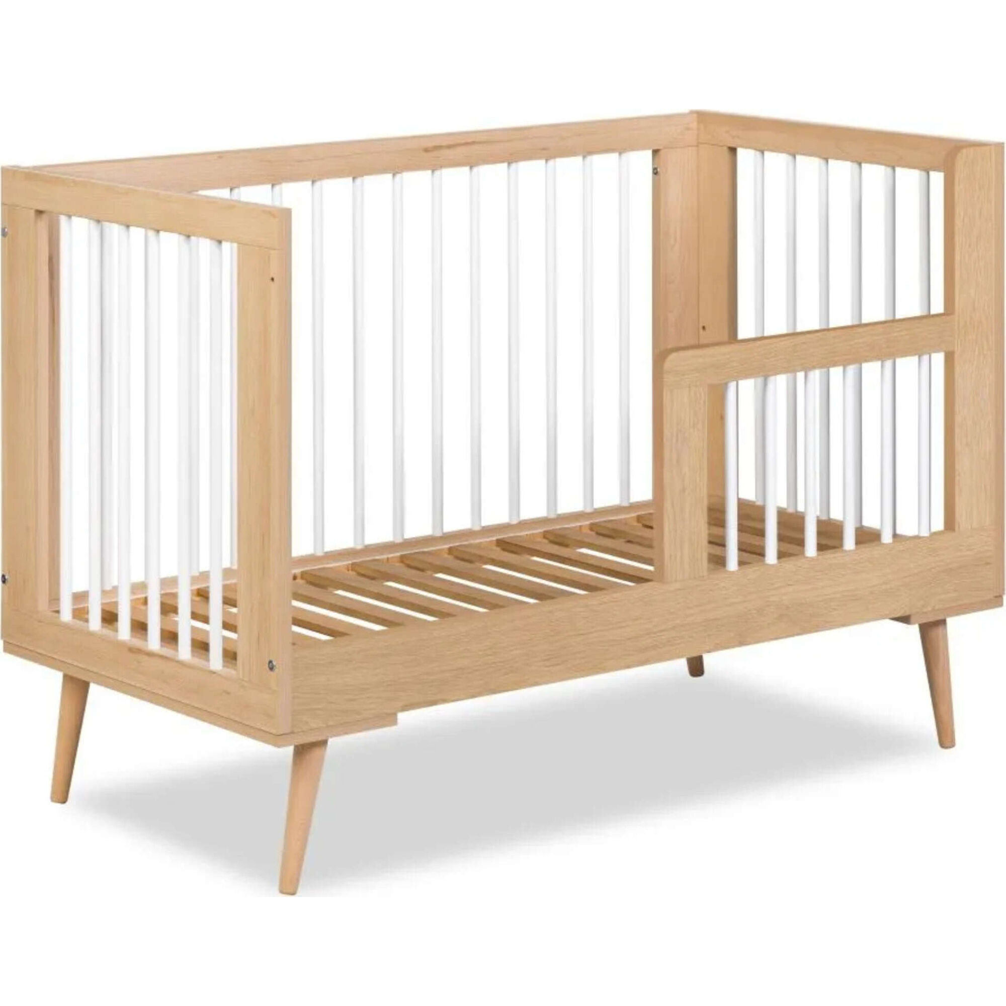 Cama de Grades Madeira 125x66cm Faia Twinko