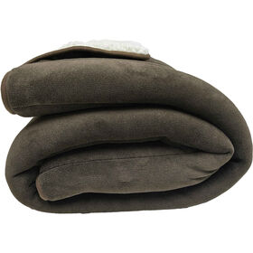 Edredão Coral Borreguito 140x220cm Castanho