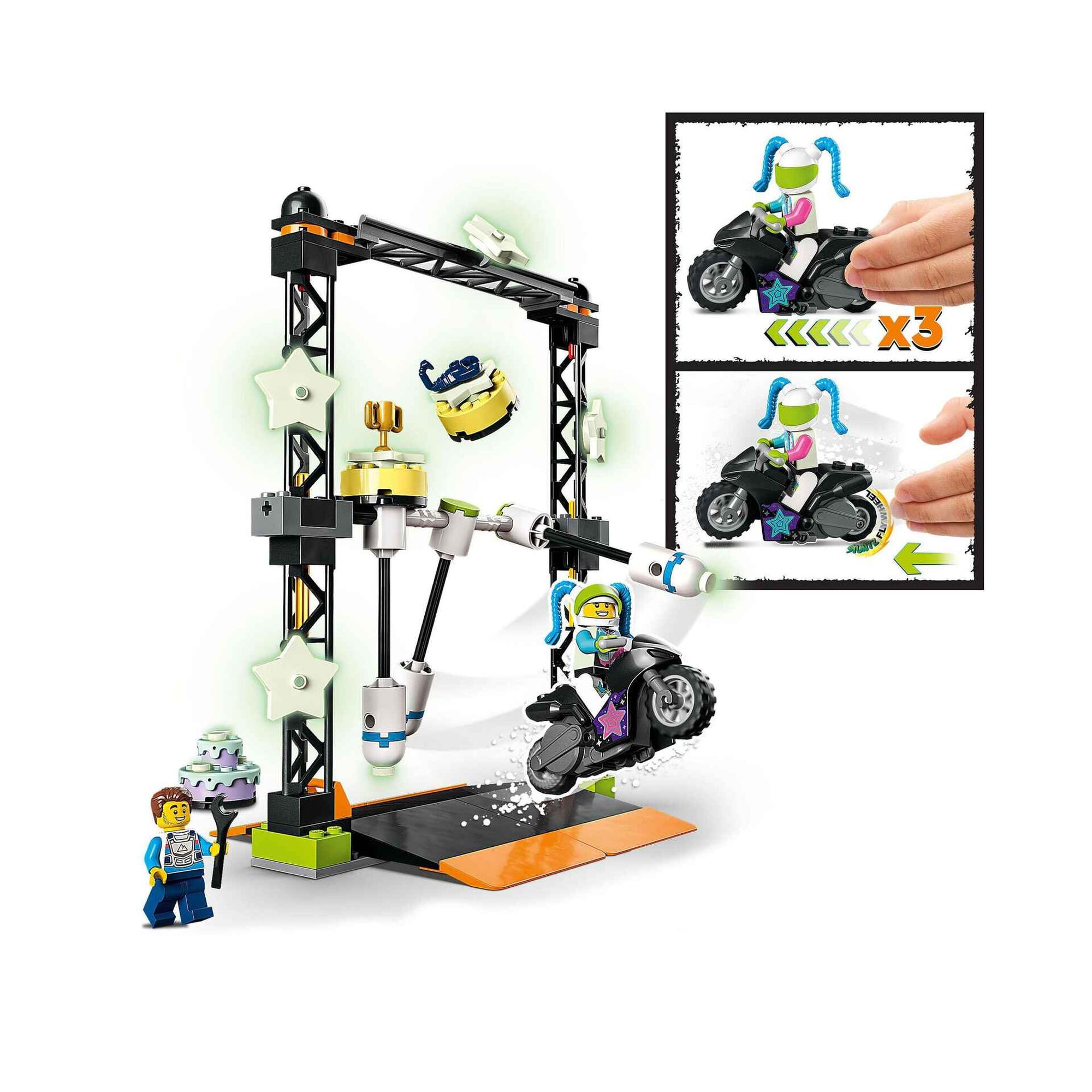 O Desafio Acrobático Derrubador - 60341 O Desafio Acrobático Derrubador - 60341