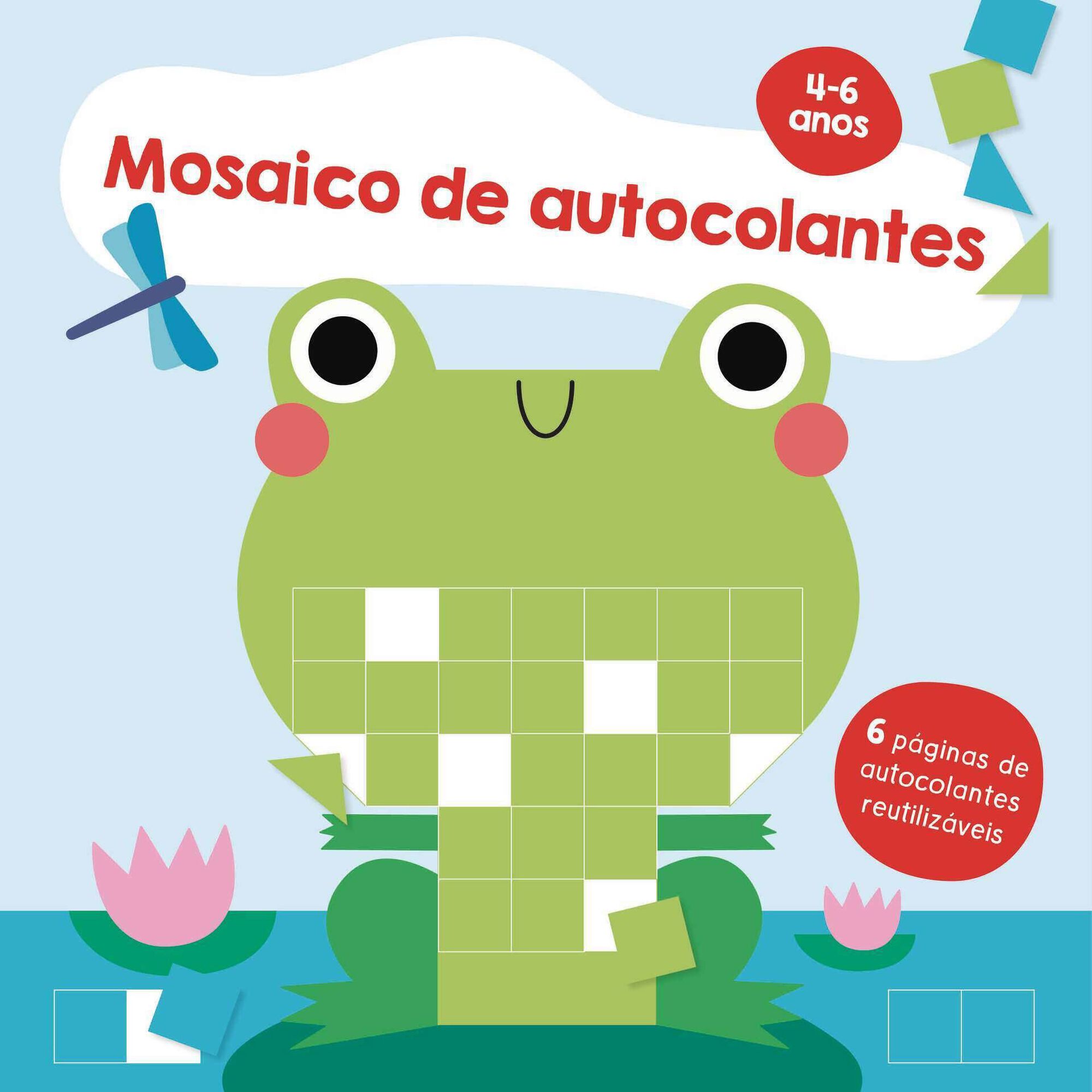 Mosaico de Autocolantes - Sapo 4-6 Anos