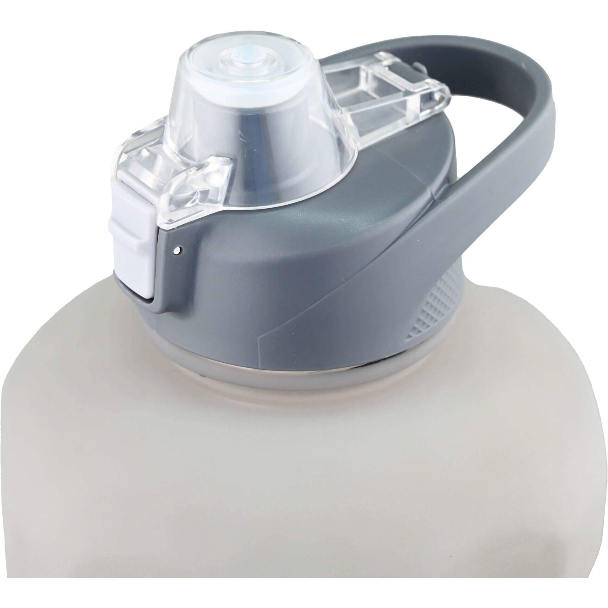 Garrafa Pl&aacute;stico Cinza e Preto 2,5L Colors