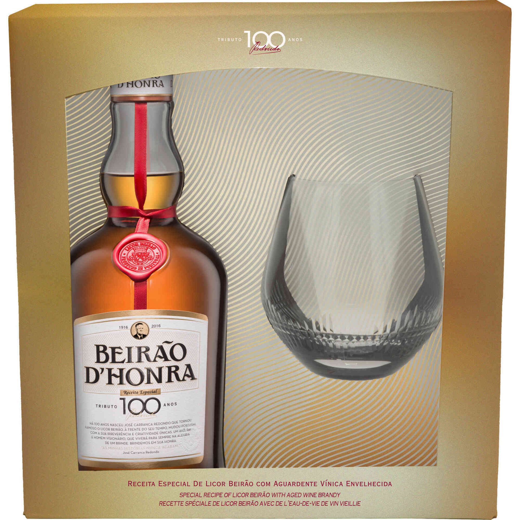 Licor Beirão D'Honra com Copo