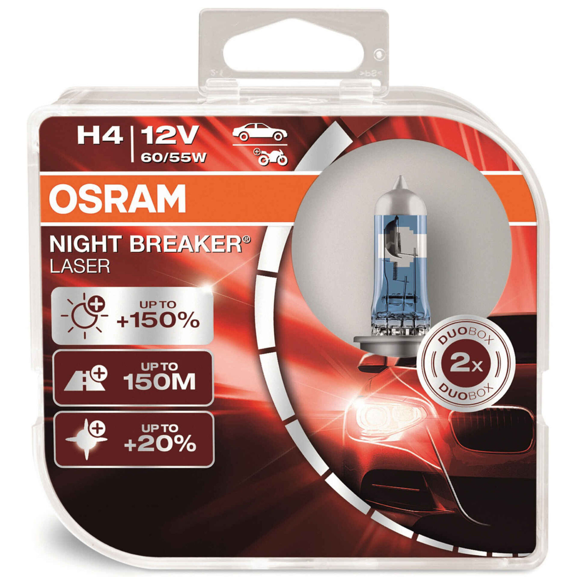 Conjunto 2 Lâmpadas Auto H4 60/55W