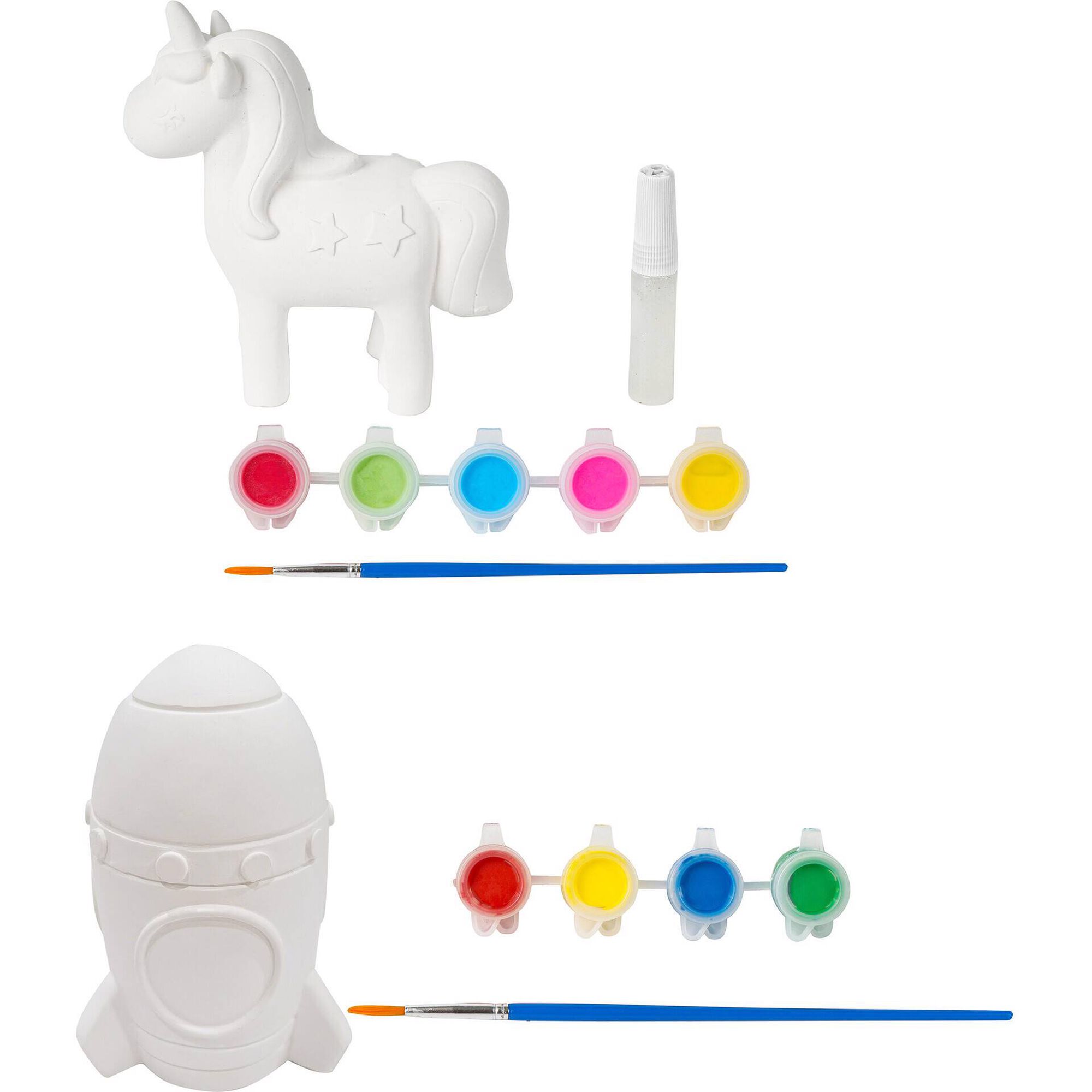 Kit de Pintura Foguet&atilde;o/Unic&oacute;rnio (v&aacute;rios modelos)