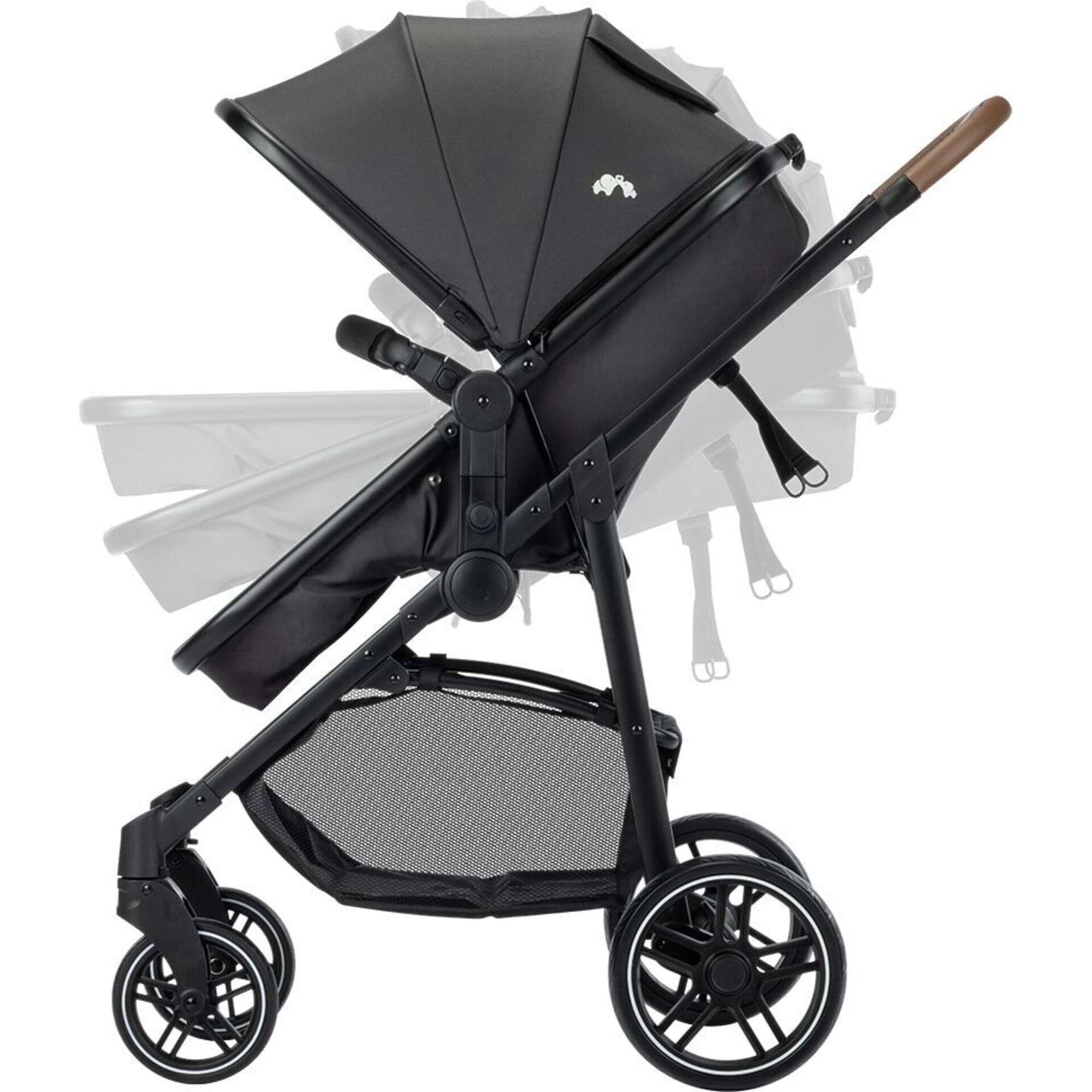 Conjunto de Rua Duo Convert&iacute;vel Luxe Graphit Bebeconfort