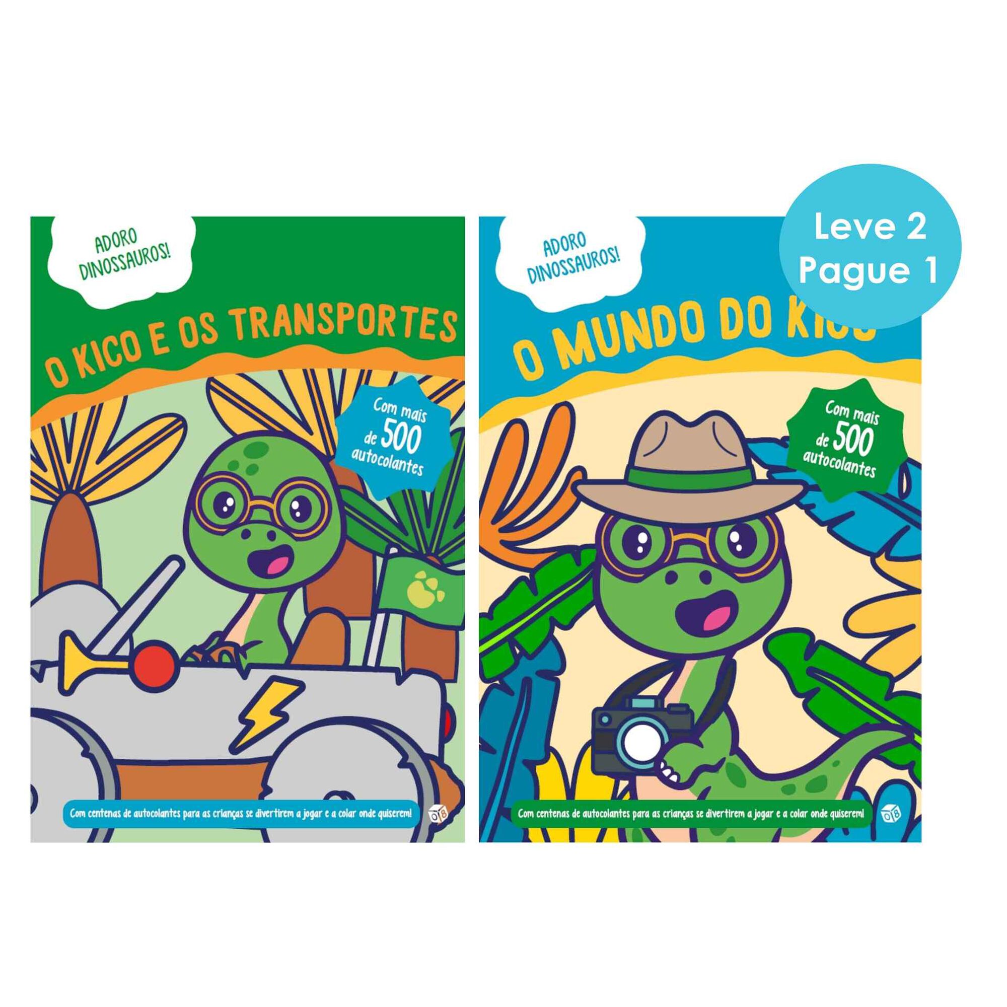 Adoro Dinossauros - O Kico e os Transportes + O Mundo do Kico