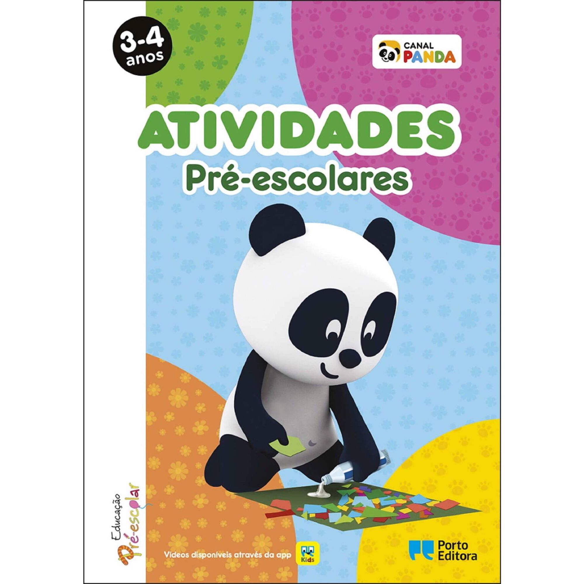 Atividades Pré-escolares Panda - 3-4 Anos