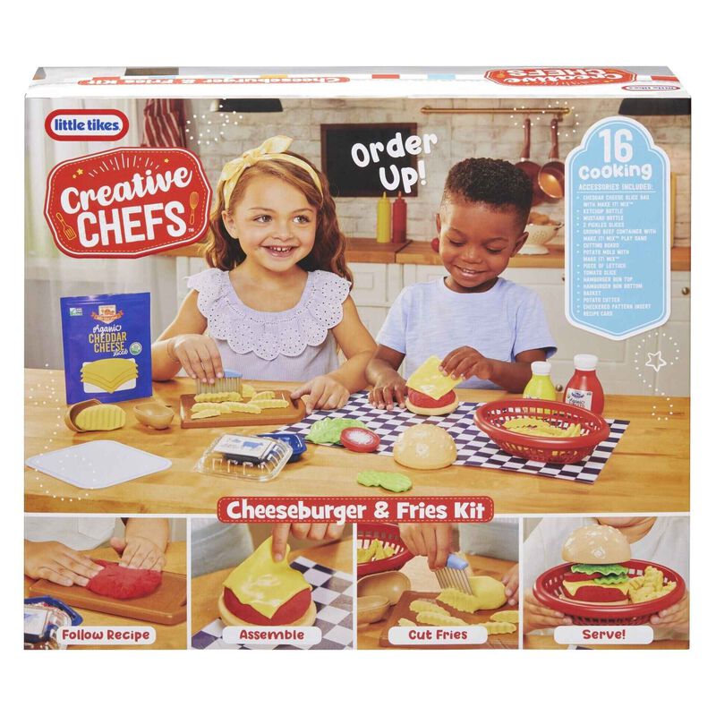Little Tikes - Kit Hambúrgueres e Batatas Creative Chefs