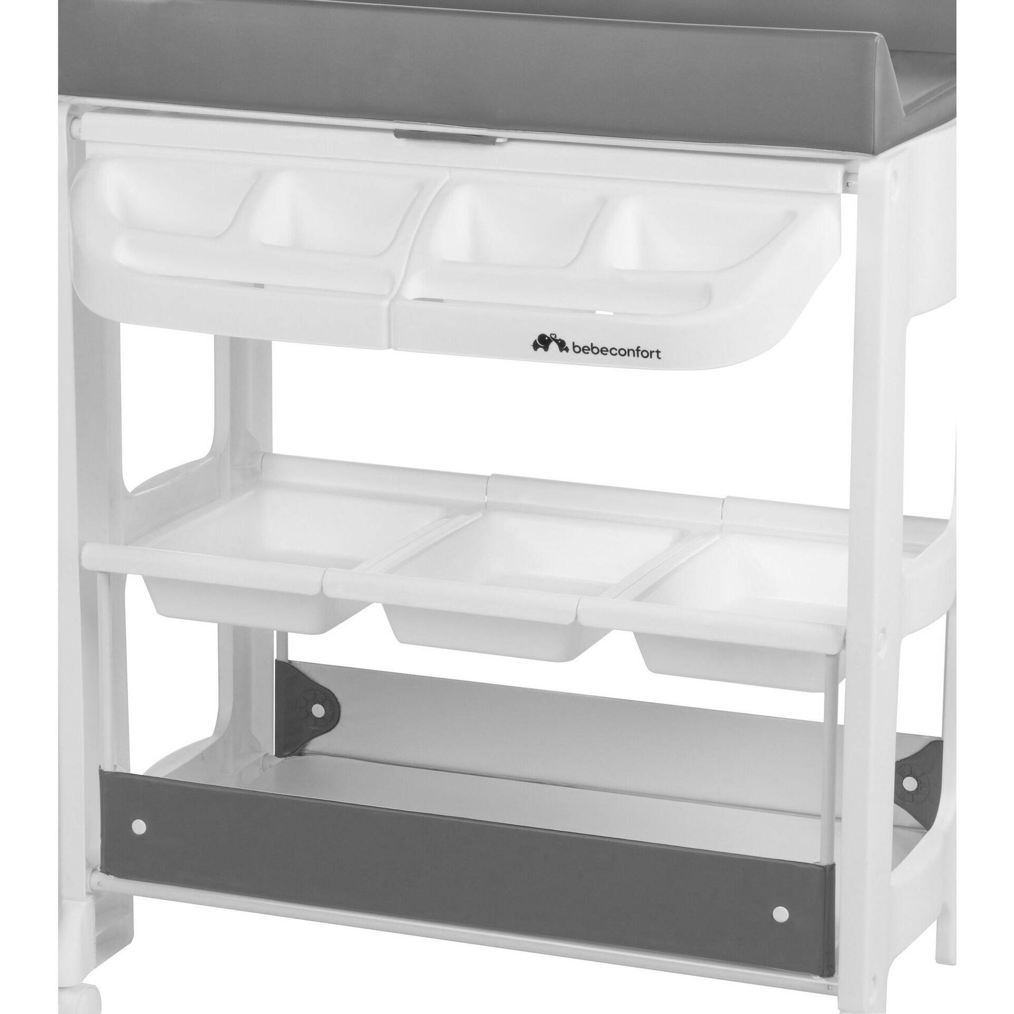 Banheira 3 N&iacute;veis Cinza Rosie Bebeconfort