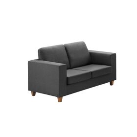 Sofá 2 Lugares Preto Cerejeira Flash Sofá 2 Lugares Preto Cerejeira Flash