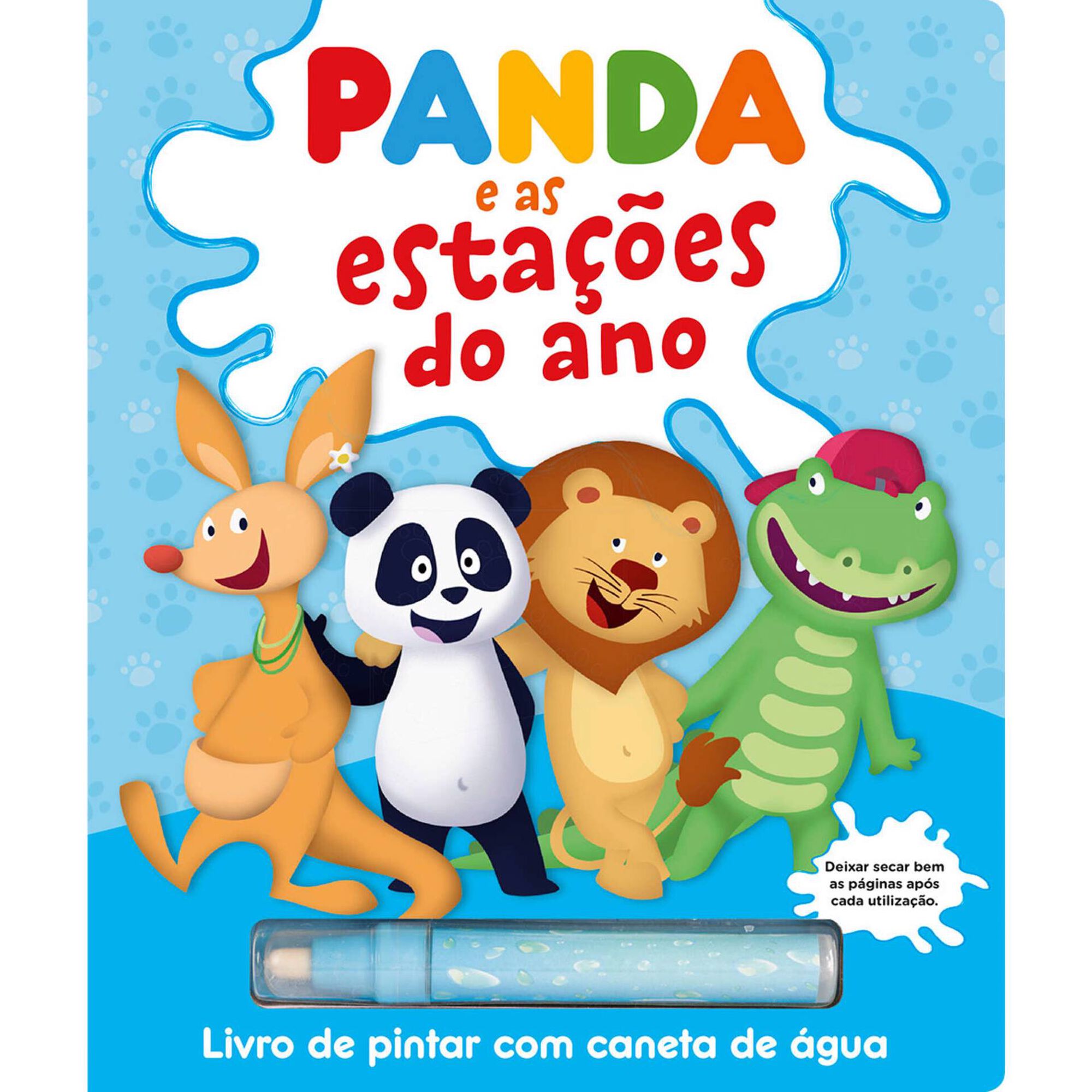 Caderno com 19 Desenhos de Panda para Colorir