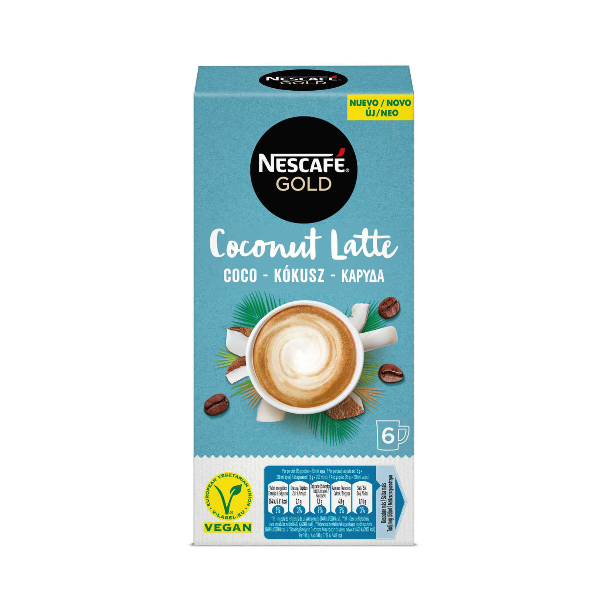 Café Solúvel Gold Coconut Latte Café Solúvel Gold Coconut Latte