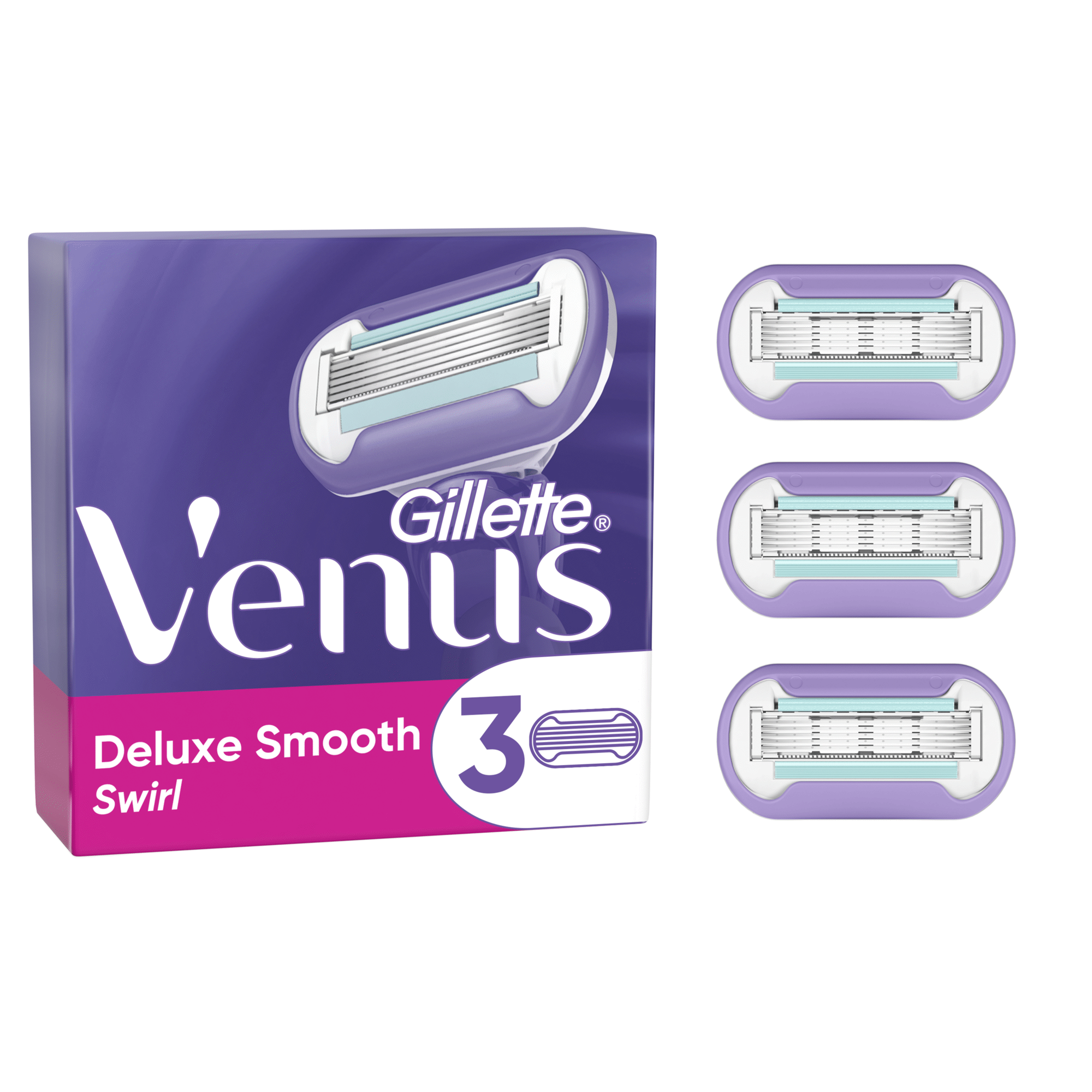 Recarga de Lâminas Venus Deluxe Smooth Swirl Recarga de Lâminas Venus Deluxe Smooth Swirl