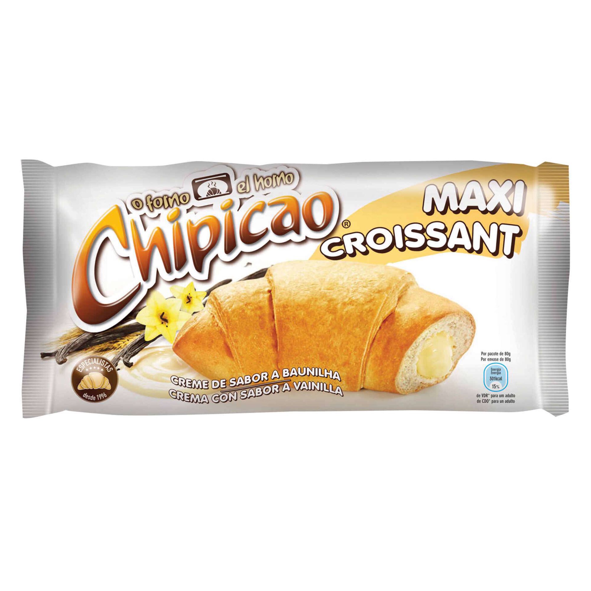 Croissant Maxi com Recheio de Baunilha
