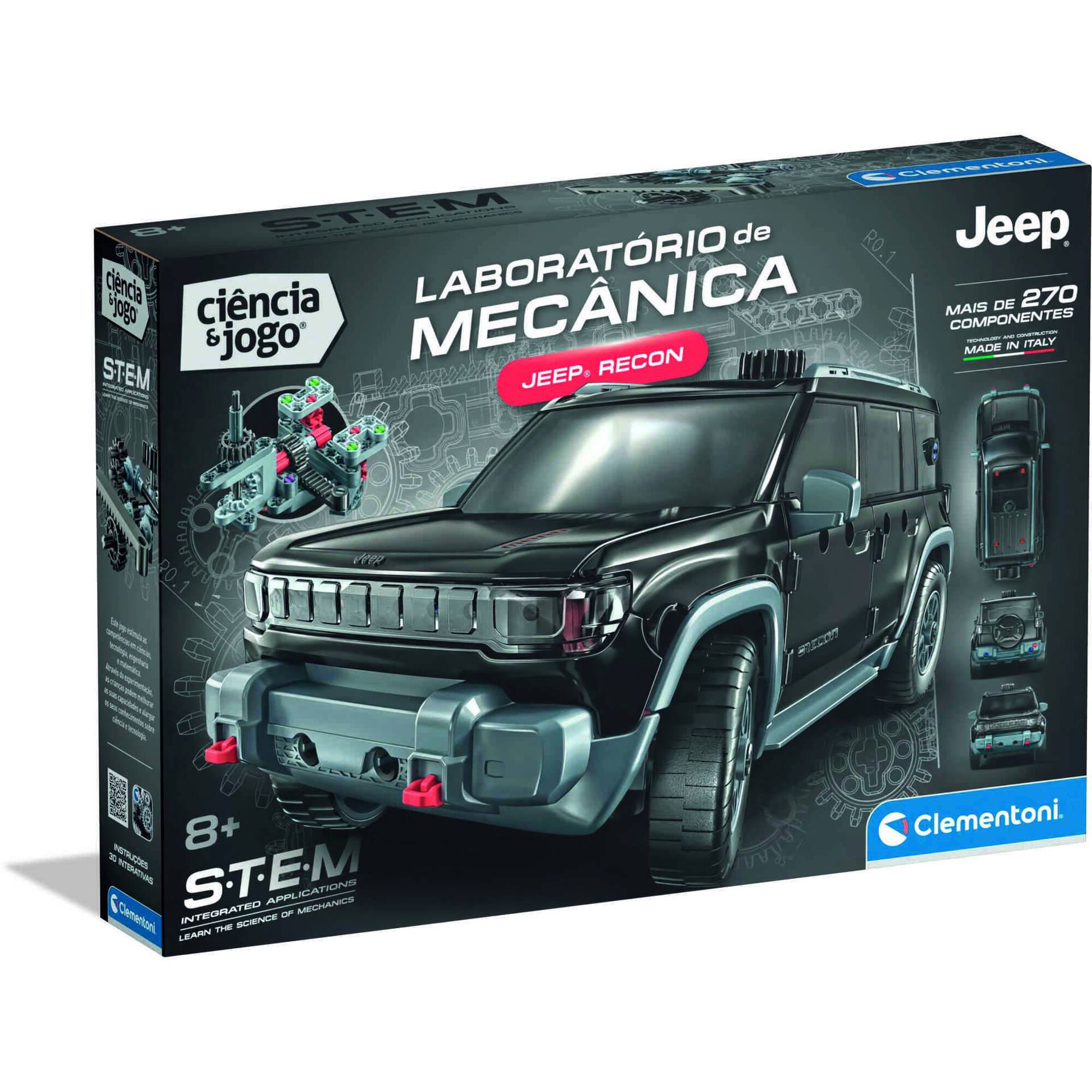 Ci&ecirc;ncia e Jogo - Kit Laborat&oacute;rio de Mec&acirc;nica Jeep Recon