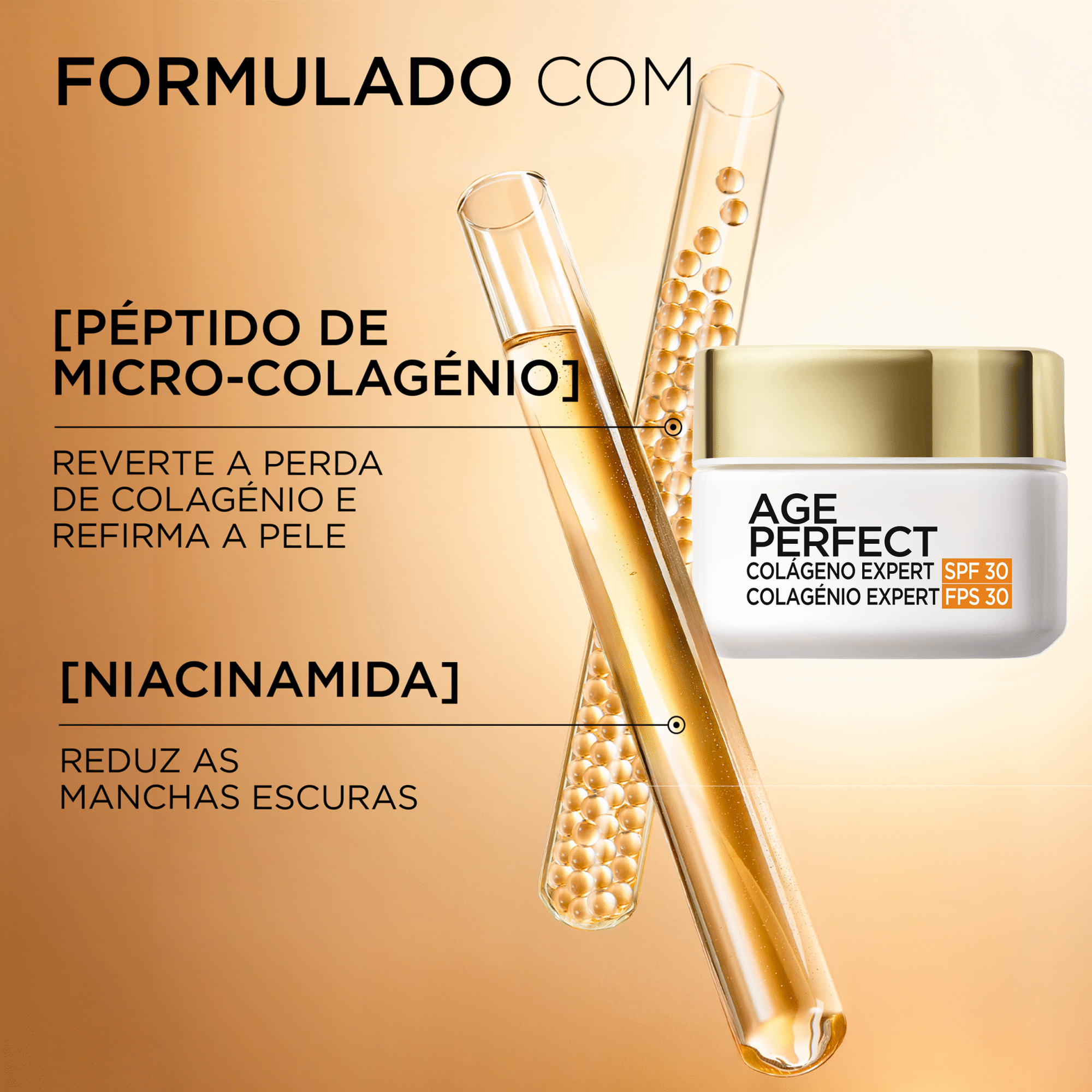Creme de Rosto Dia Age Perfect Hidratante Antimanchas 60+ L'Or&eacute;al Paris