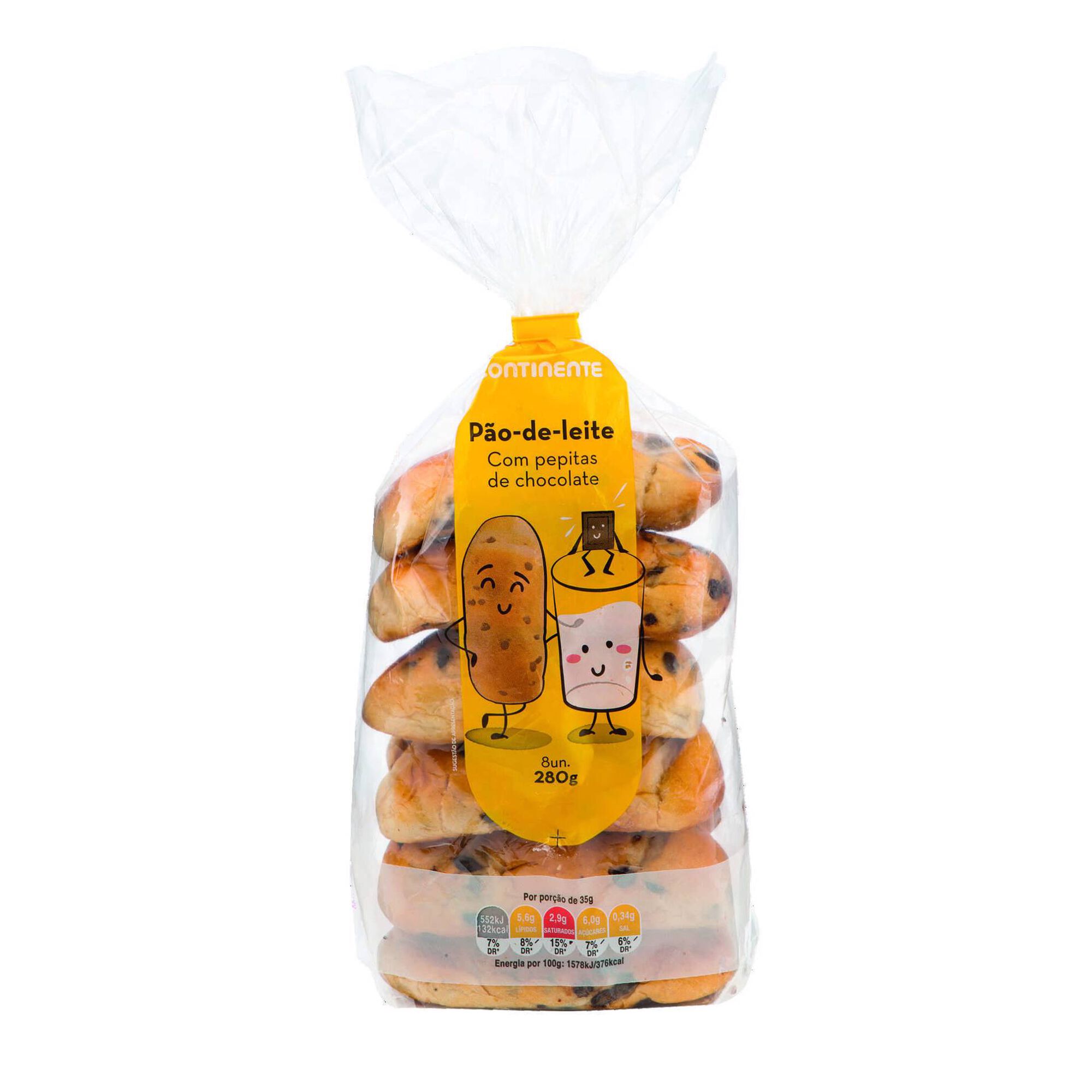 Pão de Leite com Pepitas Chocolate