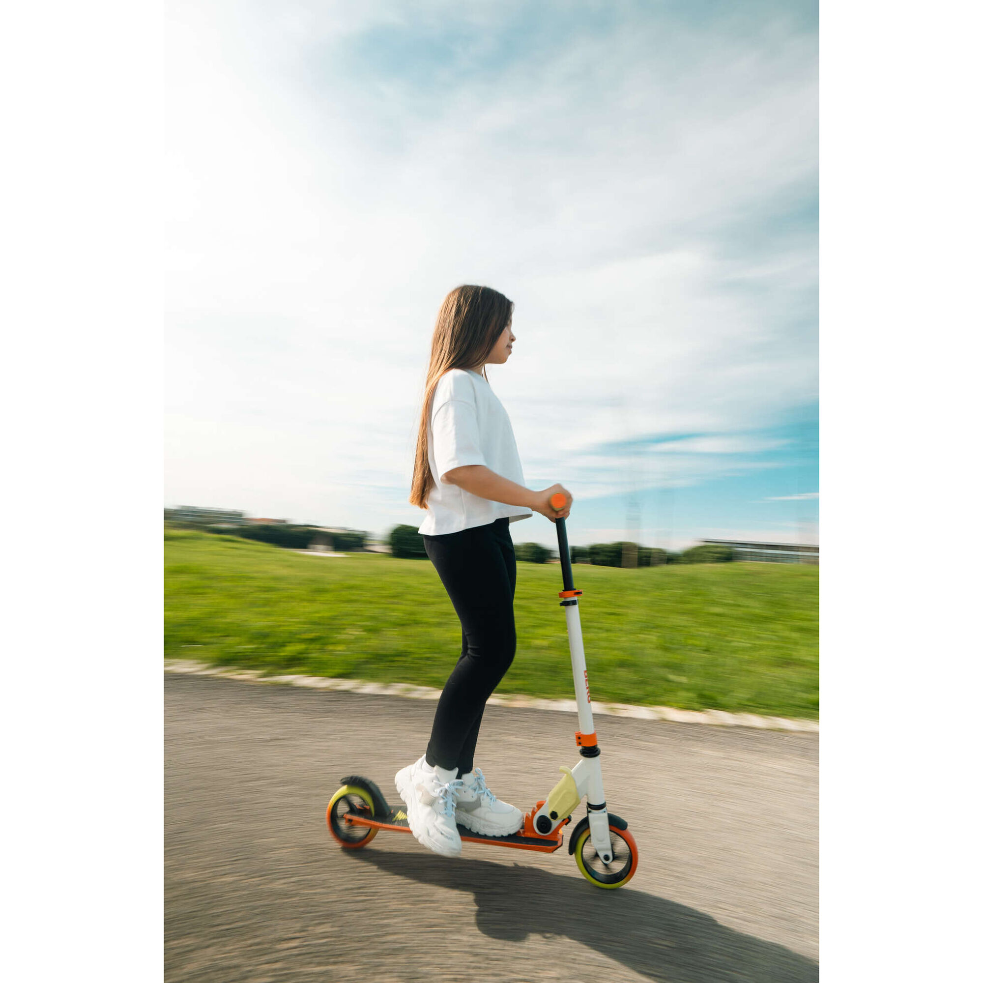 Trotinete de Criança 2 Rodas Verde Água