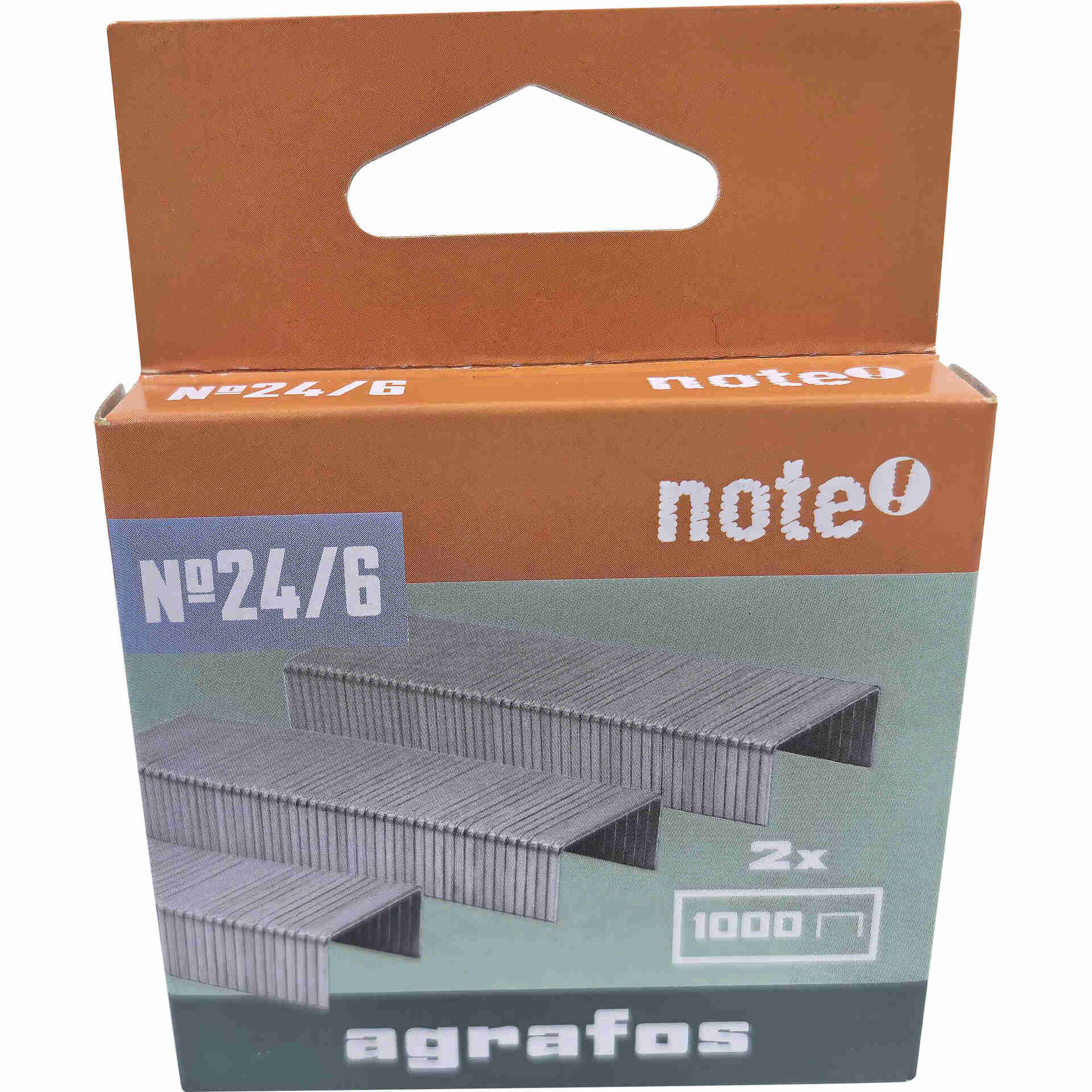 Conjunto 2000 Agrafos N&ordm; 24/6 Note!