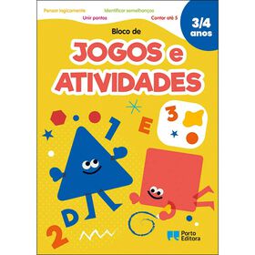 Bloco de Jogos e Atividades - 3-4 Anos