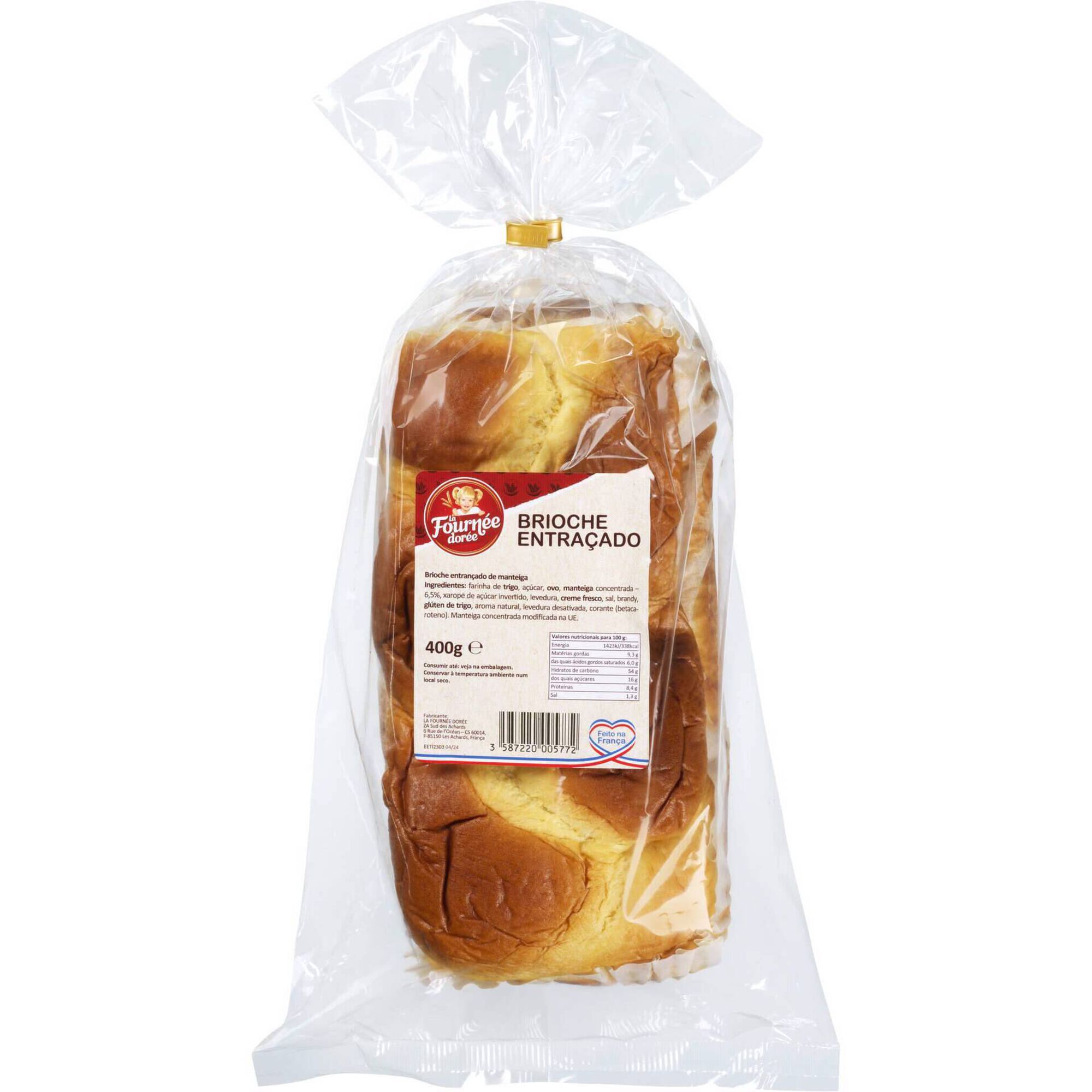 Brioche Entran&ccedil;ado La Fourn&eacute;e Dor&eacute;e