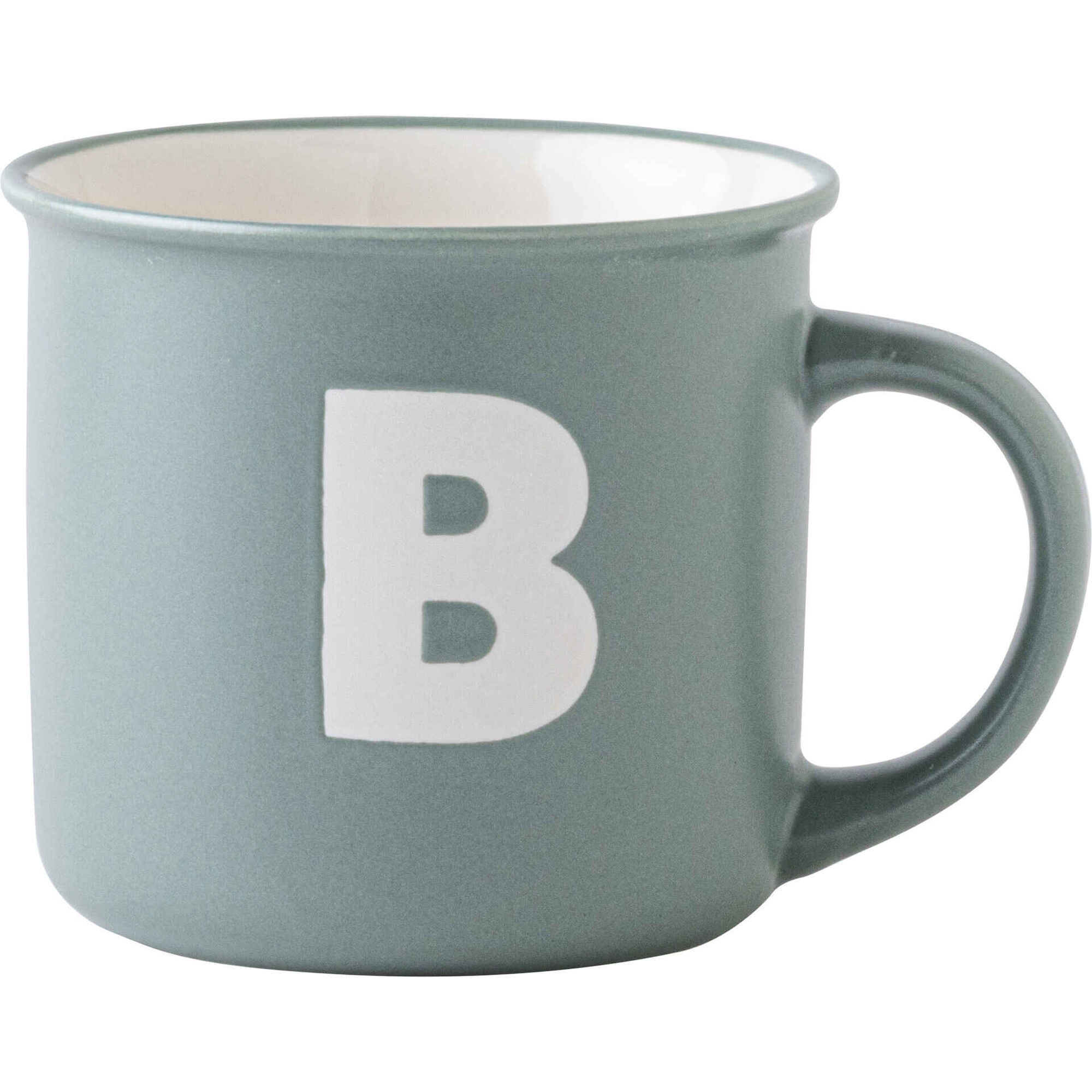 Caneca 360ml Letra B Azul Kasa