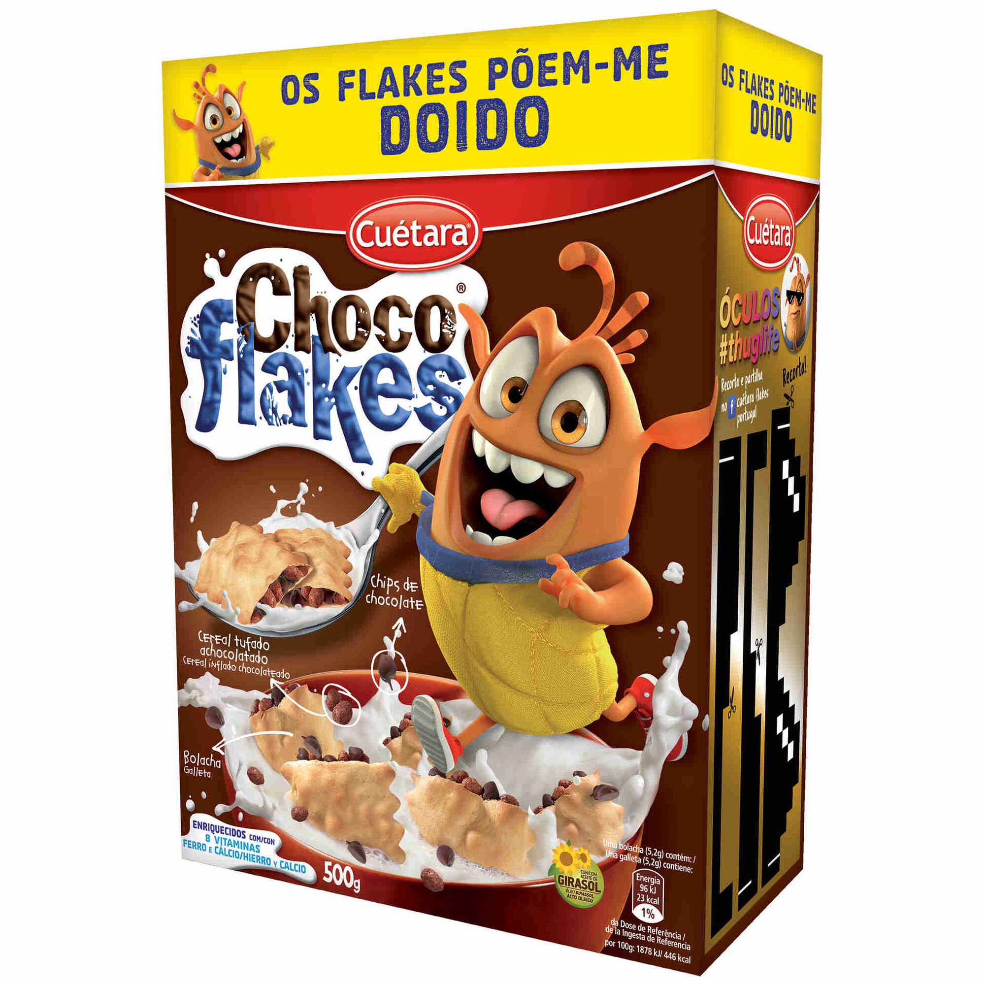 Bolachas Recheadas Choco Flakes