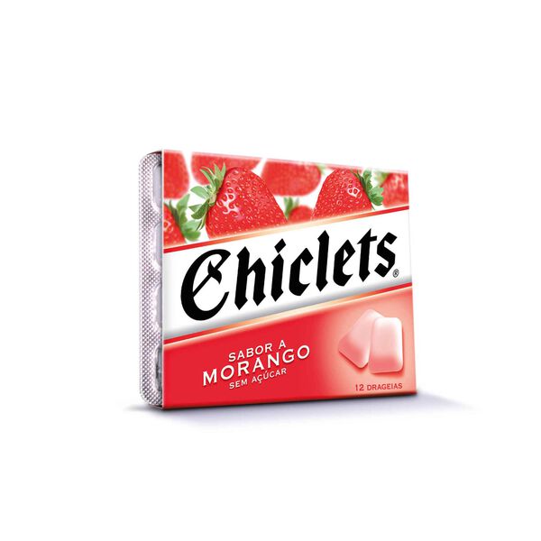 Pastilhas Elásticas de Morango Chiclets