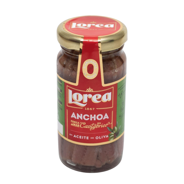 Anchovas com Azeite Virgem Extra Lorea