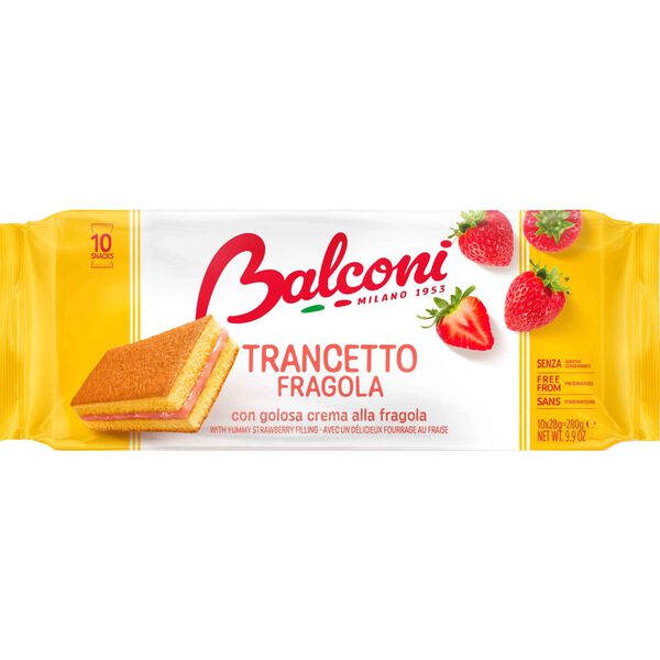 Bolo Trancetto com Recheio Morango Balconi