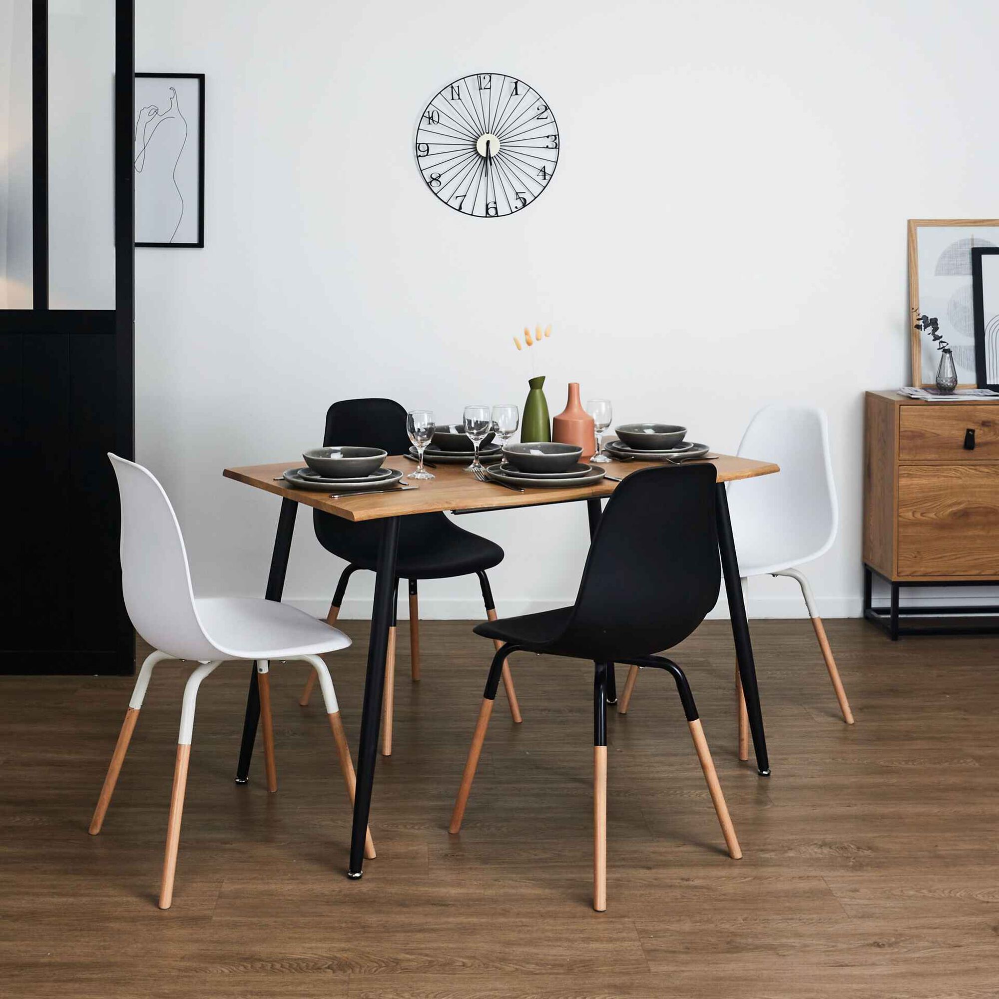 Mesa de Jantar Extens&iacute;vel Abbott