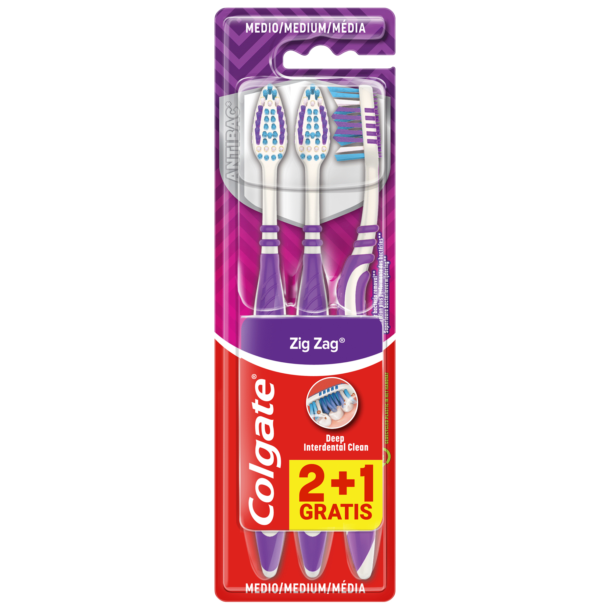 Escova de Dentes Zig Zag Media