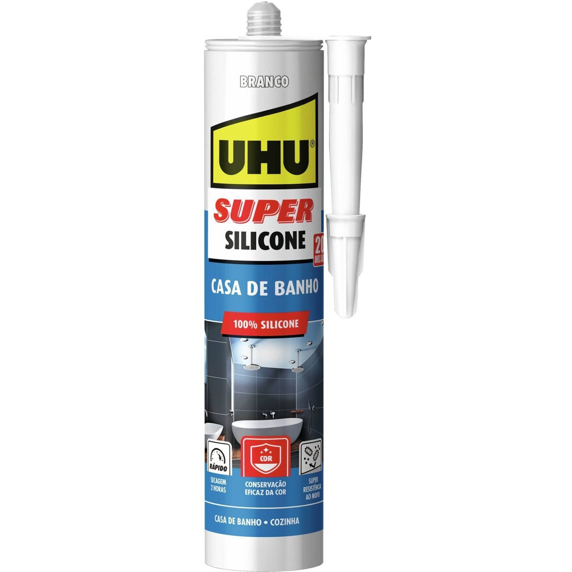 Super Silicone WC Branco UHU