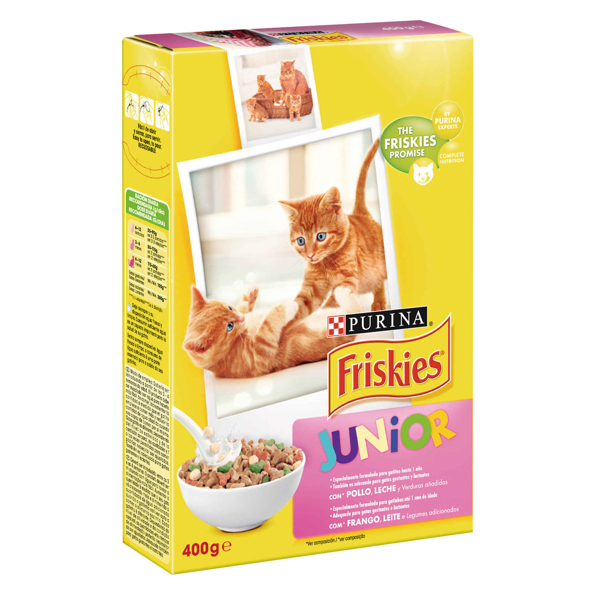 Ração para Gato Júnior Frango, Leite e Legumes Ração para Gato Júnior Frango, Leite e Legumes