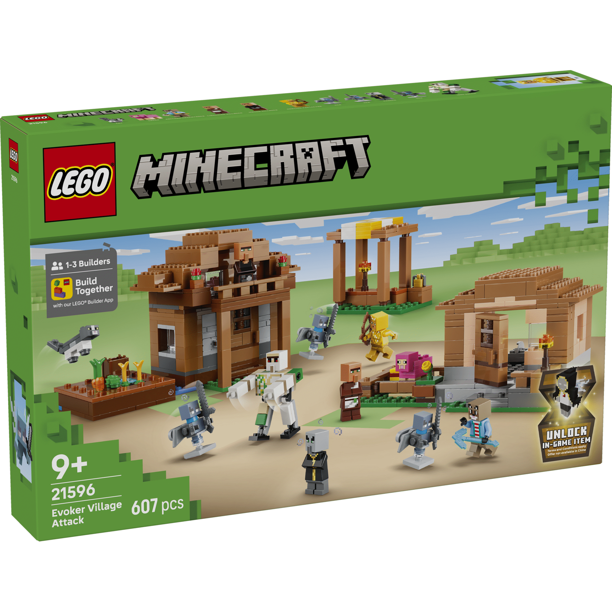 LEGO Minecraft - Ataque &agrave; Aldeia do Evocador - 21596