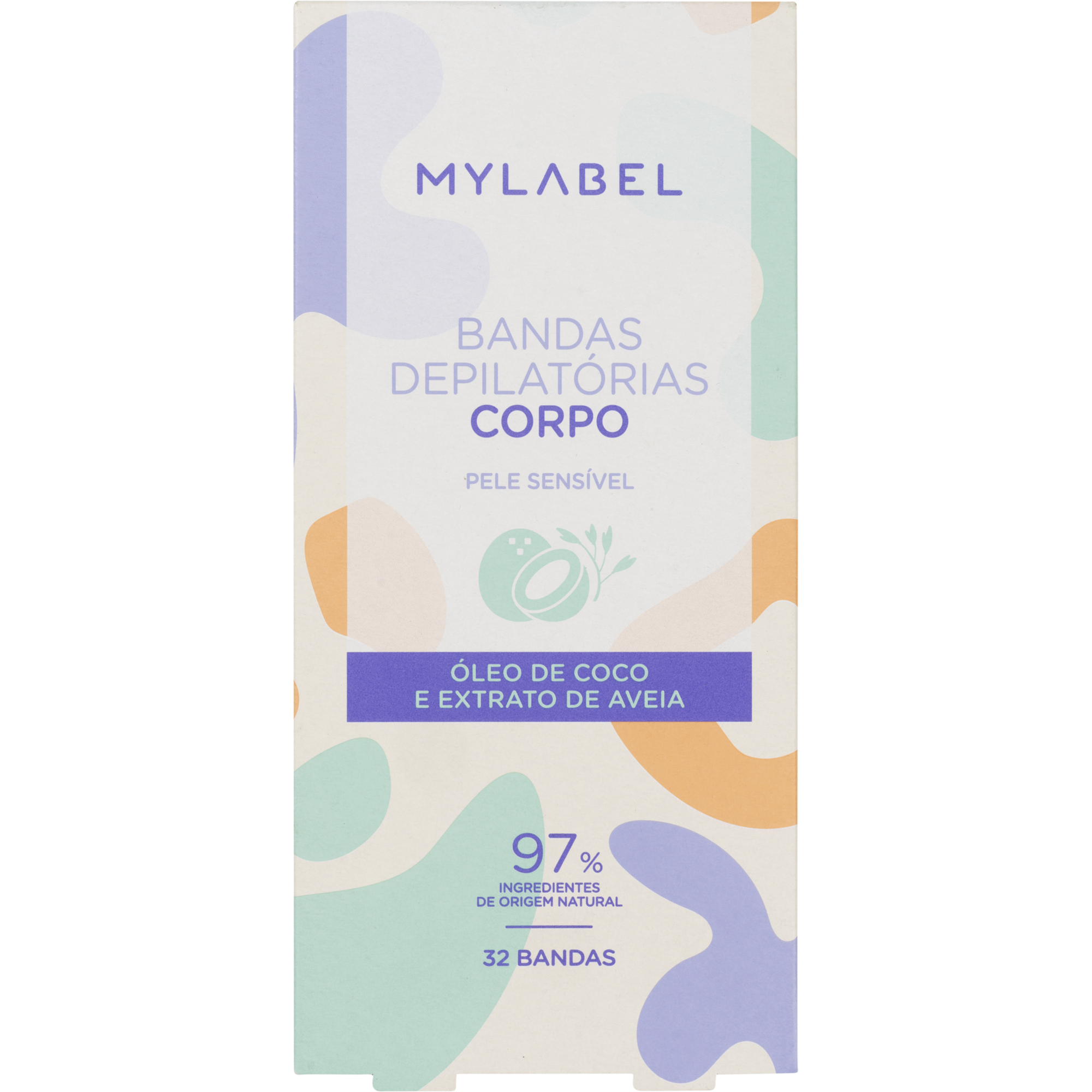 Bandas Depilatórias Cera Corpo Coco