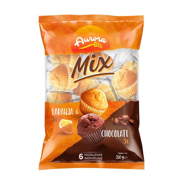 Madalenas de Laranja e Chocolate Aurora