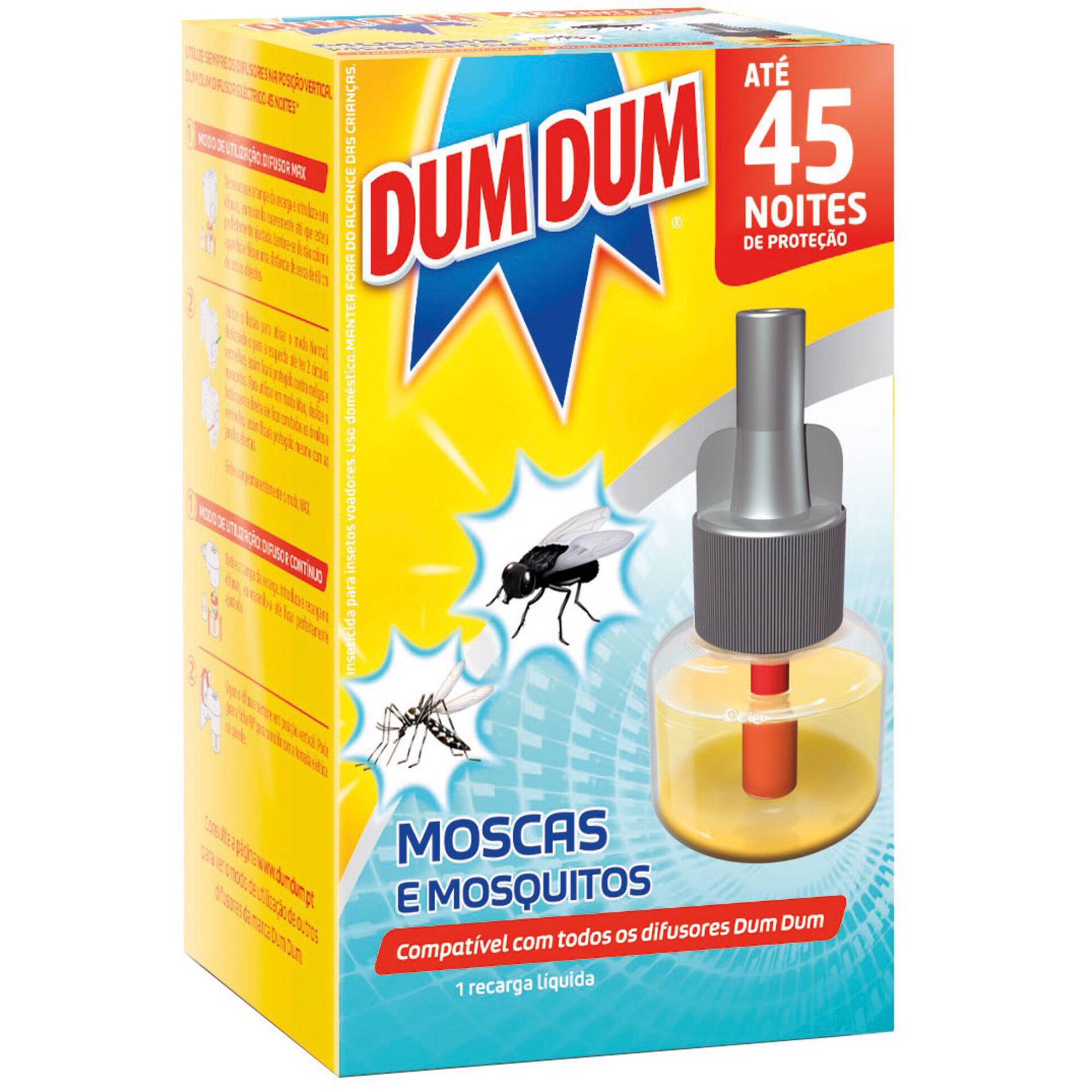 Inseticida El&eacute;trico Recarga Moscas e Mosquitos